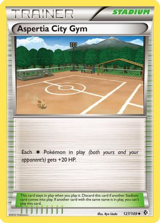 Aspertia City Gym 127  - Reverse Holofoil Boundaries Crossed - Uncommon