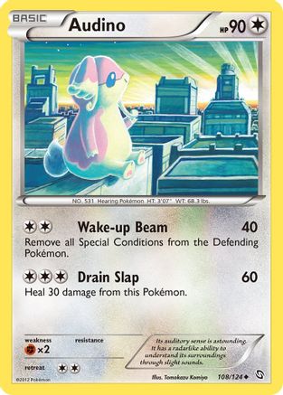 Audino 108  Dragons Exalted - Uncommon