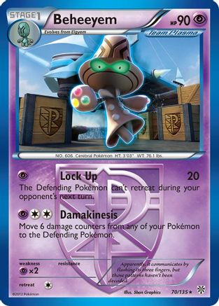 Beheeyem (Team Plasma) 070  Plasma Storm - Rare