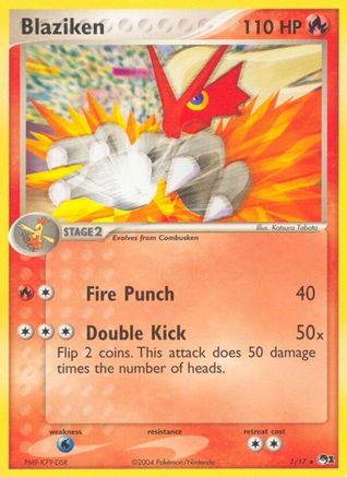Blaziken 001/017  POP Series 1 - Rare