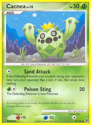 Cacnea 062/106  Great Encounters - Common