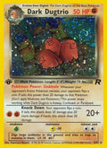 Dark Dugtrio (6) 006/82  - 1st Edition Holofoil Team Rocket - Holo Rare