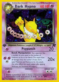Dark Hypno (9) 009/82  - 1st Edition Holofoil Team Rocket - Holo Rare
