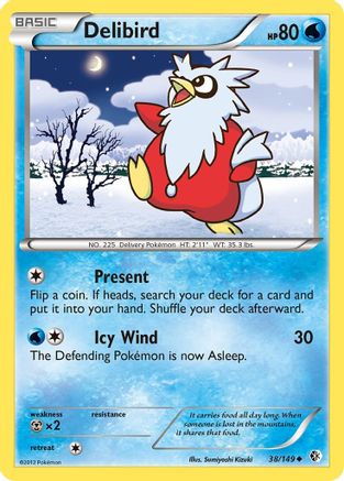 Delibird 038/149  Boundaries Crossed - Uncommon