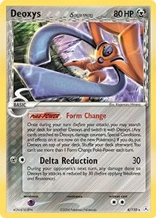 Deoxys (Delta Species - Defense Forme) 004  - Holofoil Holon Phantoms - Holo Rare