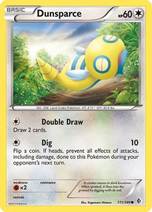Dunsparce 111  Boundaries Crossed - Common
