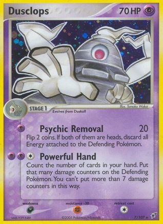Dusclops 007  Deoxys - Holo Rare
