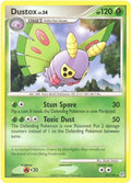 Dustox 025  - Reverse Holofoil Diamond and Pearl - Rare