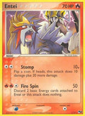 Entei 001  - Holofoil POP Series 2 - Rare