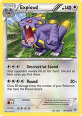 Exploud 107  - Reverse Holofoil Plasma Storm - Rare