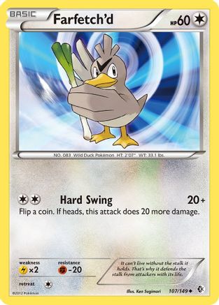 Farfetch'd 107  Boundaries Crossed - Uncommon