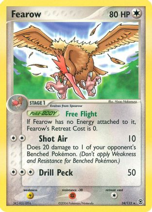 Fearow 024  - Reverse Holofoil FireRed & LeafGreen - Rare