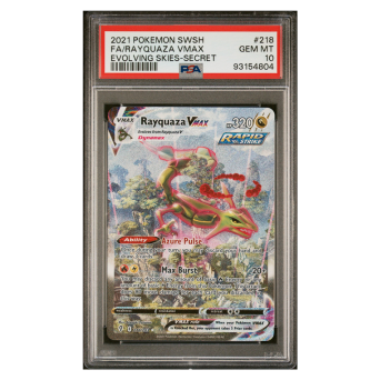Rayquaza VMAX PSA 10 image 0