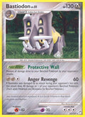 Bastiodon 021  - Reverse Holofoil Mysterious Treasures - Rare