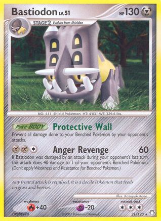 Bastiodon 021  Mysterious Treasures - Rare