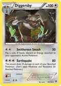 Diggersby 088  - Reverse Holofoil XY  Phantom Forces - Rare