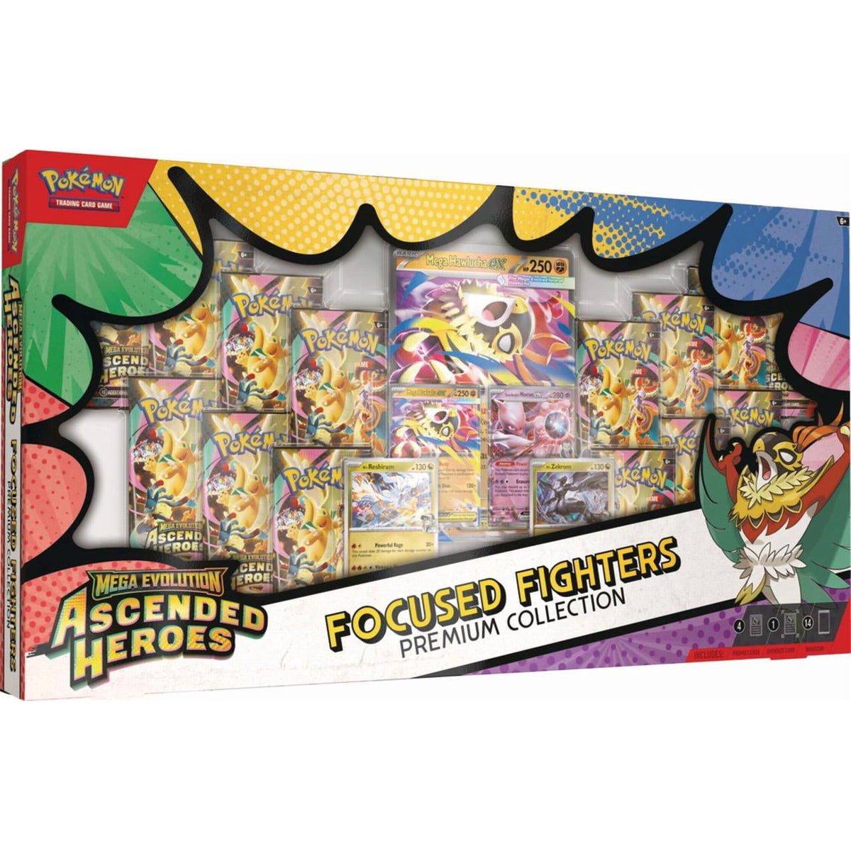 POKEMON - MEGA EVOLUTION - ASCENDED HEROES - FOCUSED FIGHTERS PREMIUM COLLECTION