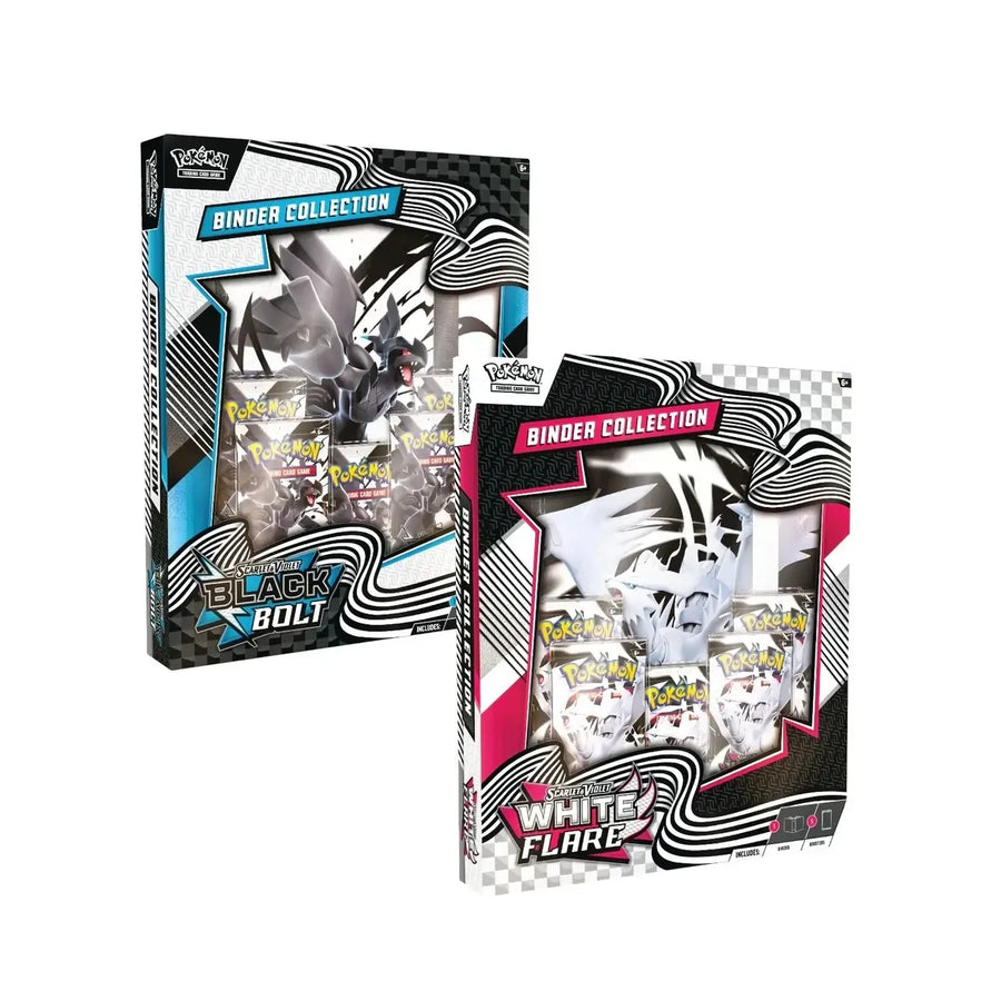 White Flare / Black Bolt Binder Collection