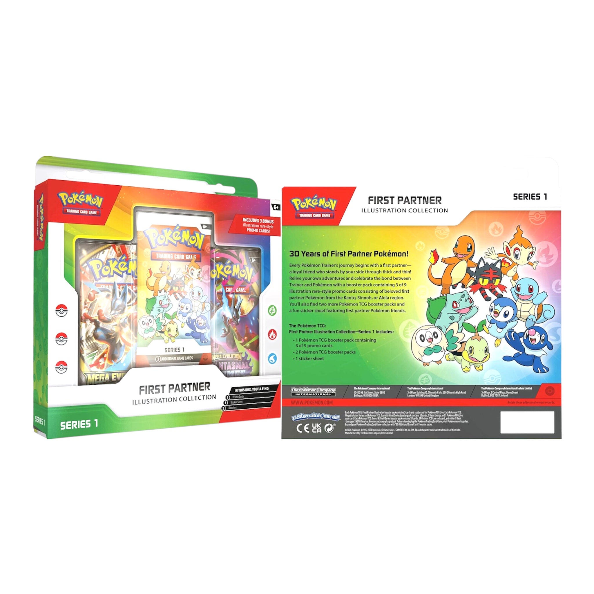 Pokemon First Partner Booster Illustration Collection