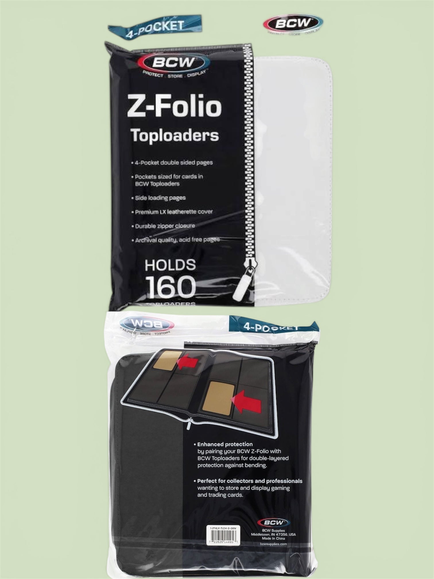 BCW Z-Folio 4 Pocket Toploader Binder