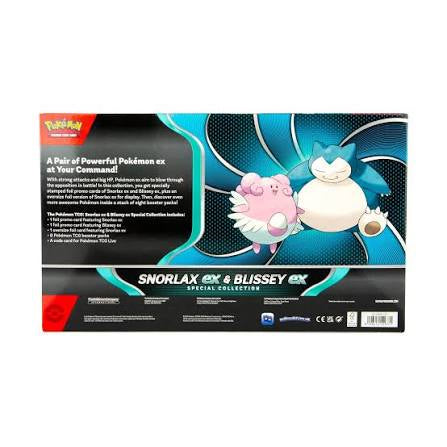 Pokemom Snorlax ex & Blisseyex Special Collection