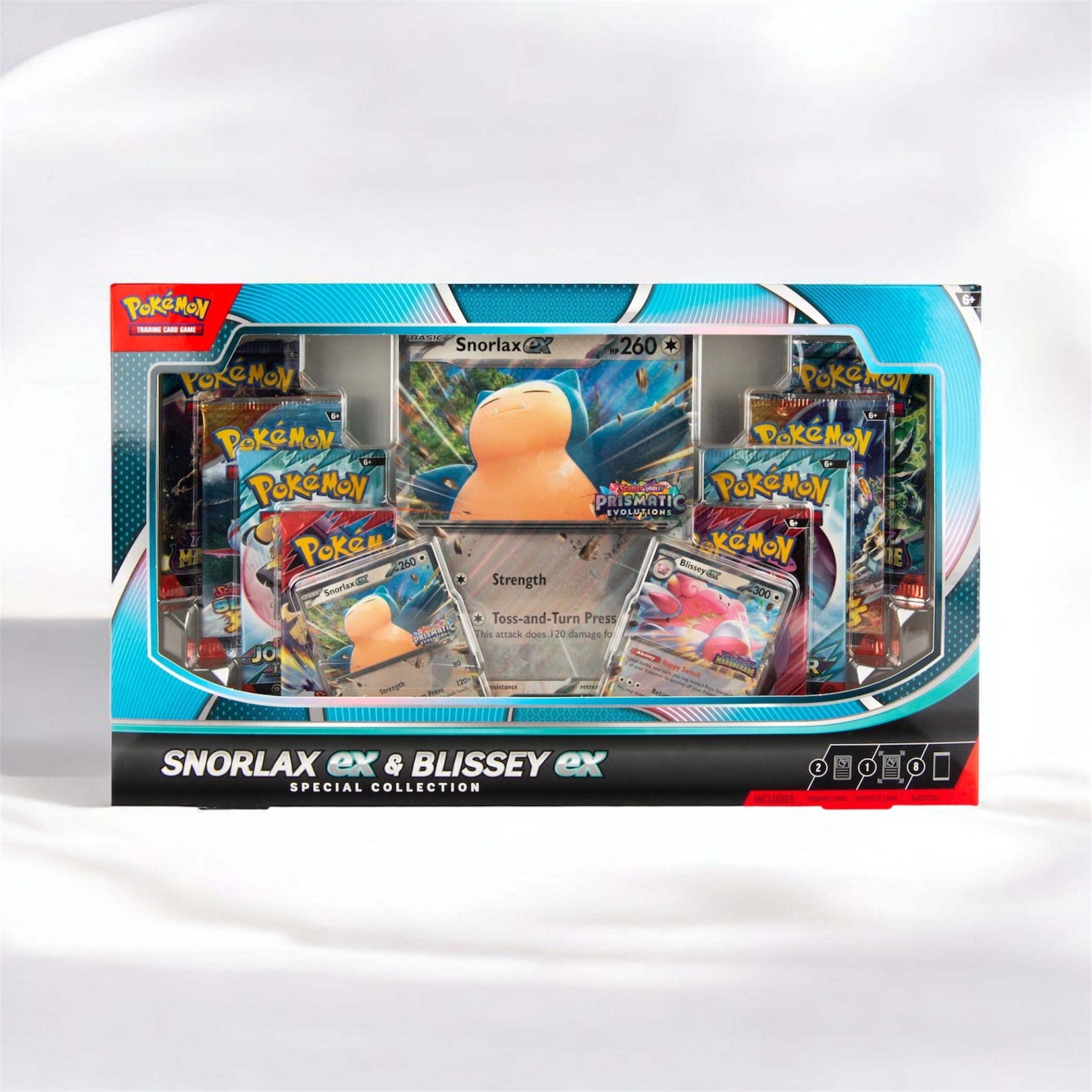 Pokemom Snorlax ex & Blisseyex Special Collection