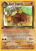 Dark Dugtrio [1st Edition] - 023/83 - Rare - Team Rocket