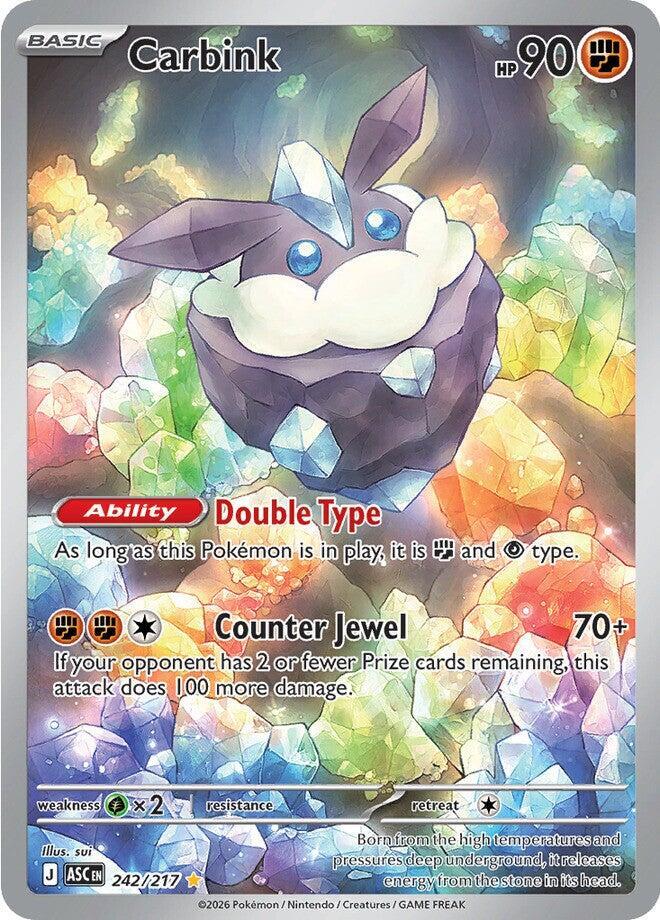 Carbink - 242/217 - Illustration Rare - Ascended Heroes