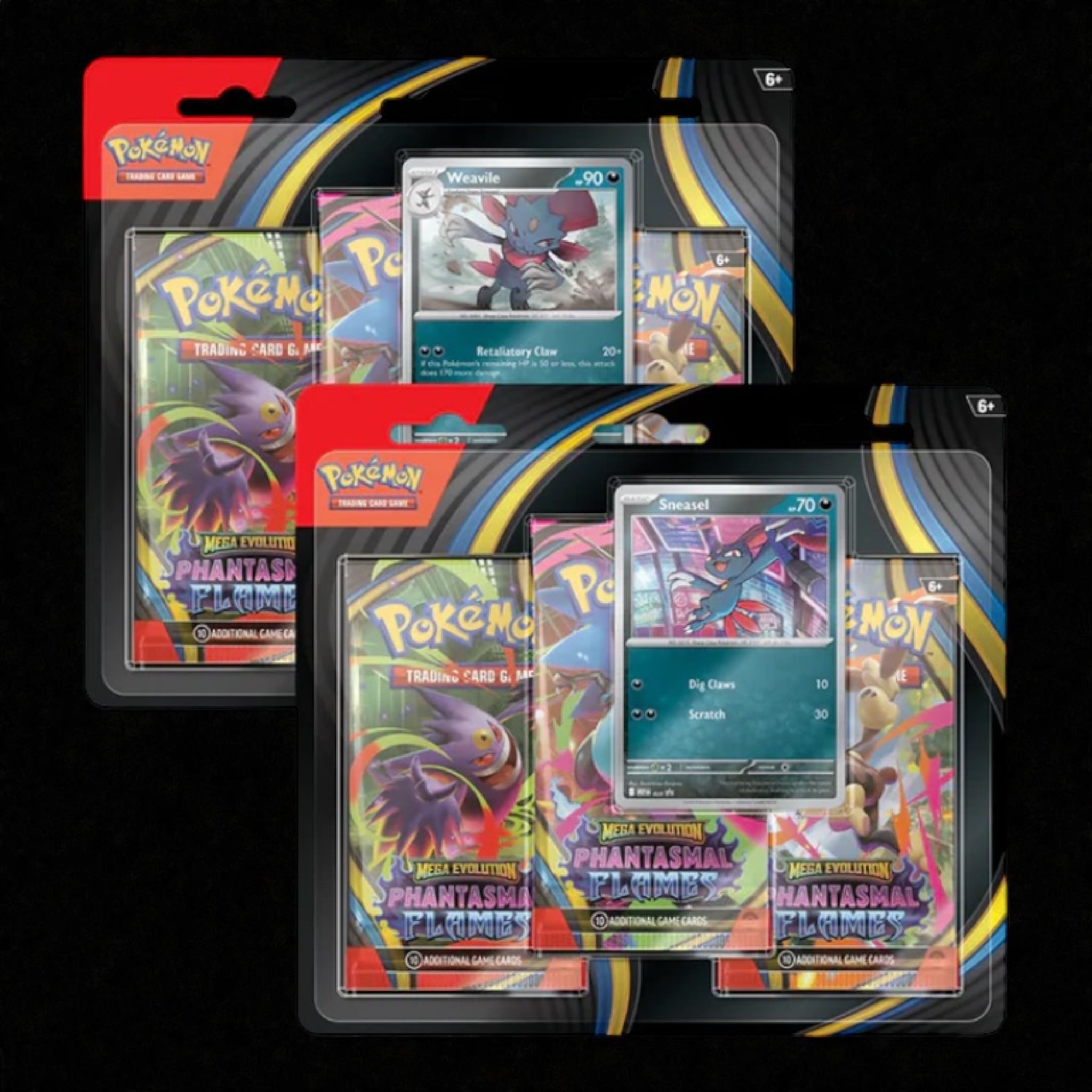 Pokemon Mega Evolutions Phantasmal Flames 3PK