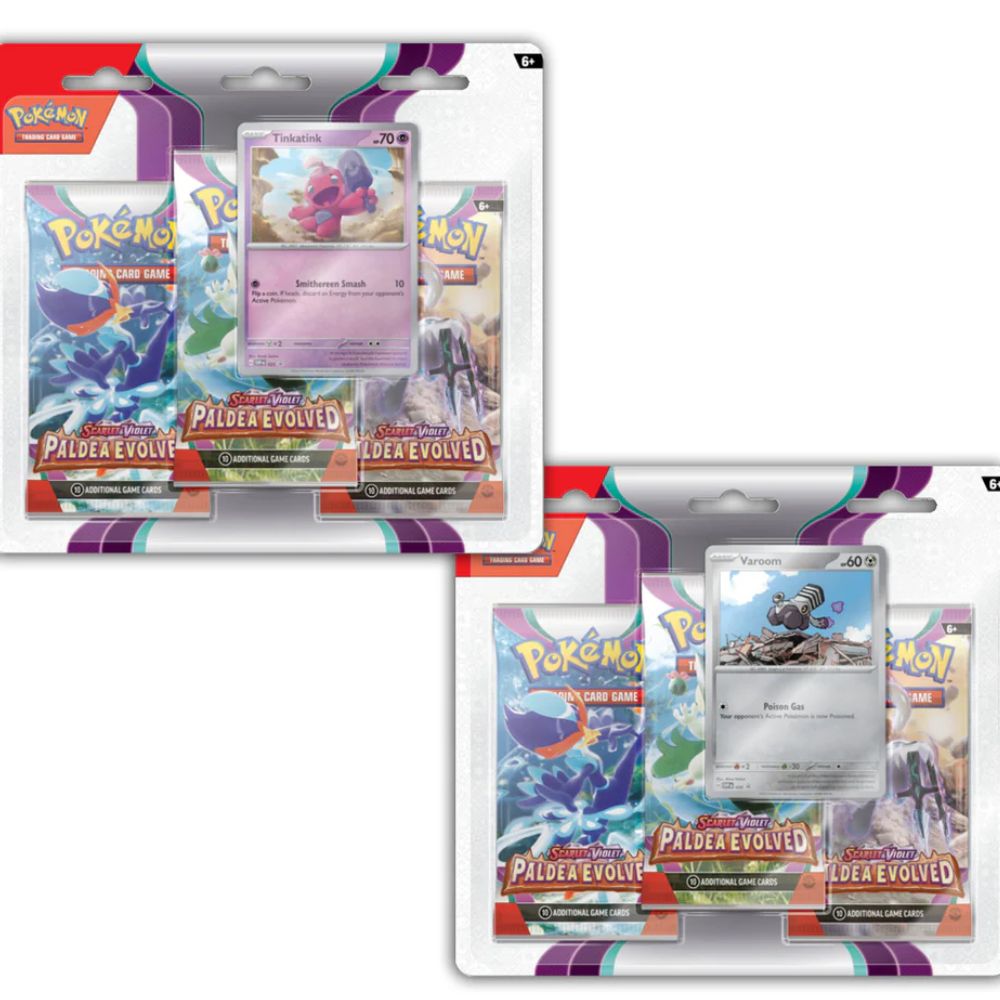 Pokémon Paldea Evolved 3Pk Blister image 0