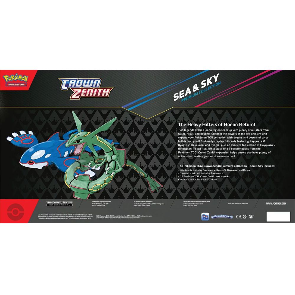 Pokémon Crown Zenith Sea & Sky Premium Collection image 1