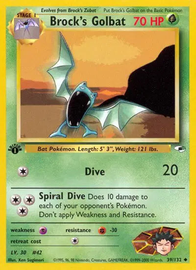 Brock's Golbat [1st Edition]