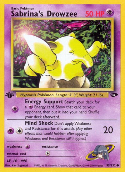 Sabrina's Drowzee [1st Edition]
